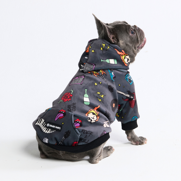 Rock and Roll Sudadera para Perro