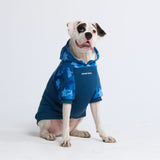 Sudadera con capucha para humano Blue Camo