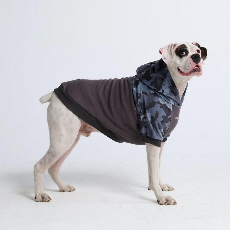 Sudadera con capucha para humano Grey Camo