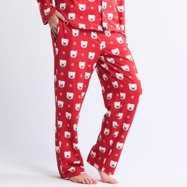 Pantalón de pijama navideño - Oso polar