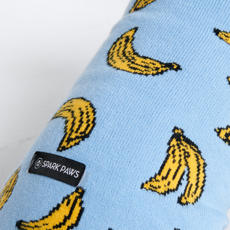 Suéter de punto para perro - Plátano