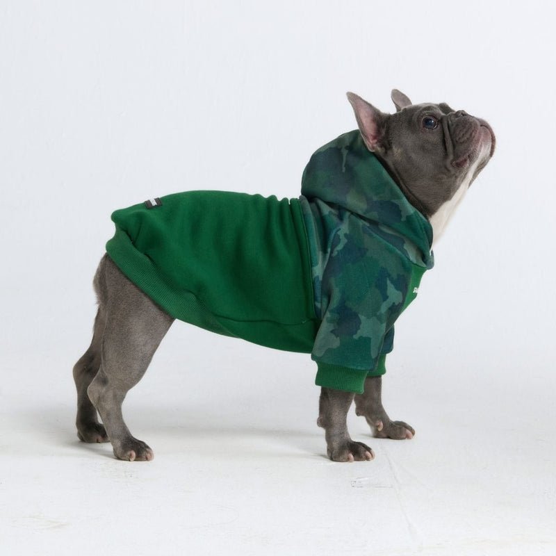 Sudadera con capucha para perro Forest Camo