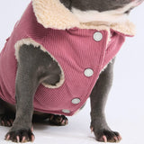 Chaqueta de Corderoy con Sherpa - Rosa