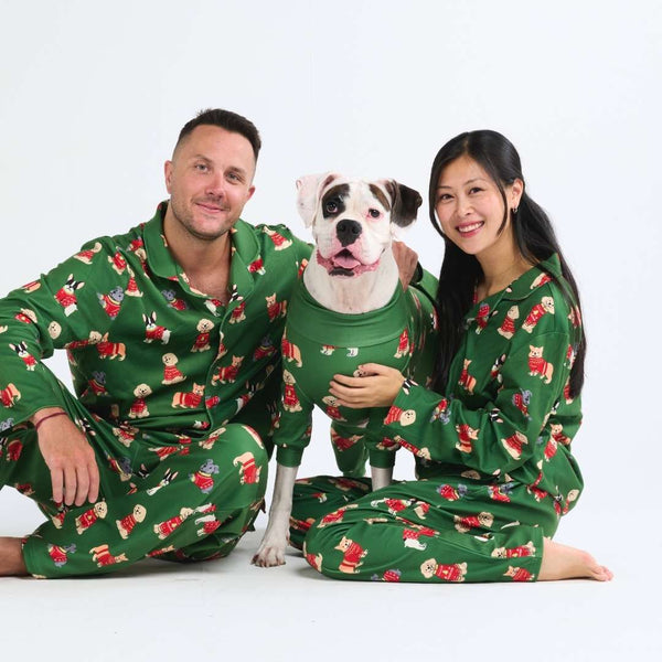 Pijama de Navidad para perro - Cachorro elegante