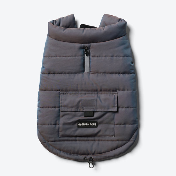 Chaqueta resistente al agua WarmShield - Gris metalizado