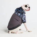 Sudadera con capucha para perro Grey Camo