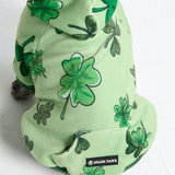 Sudadera con capucha para perro St. Patty's - Verde claro