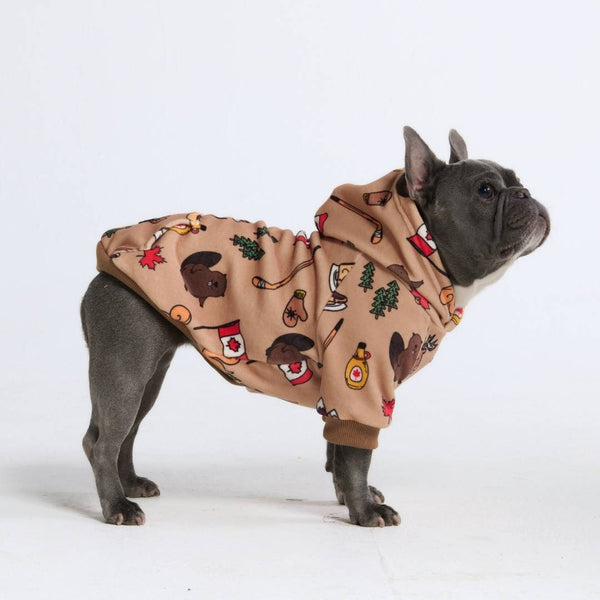 Sudadera con capucha para perro Canada