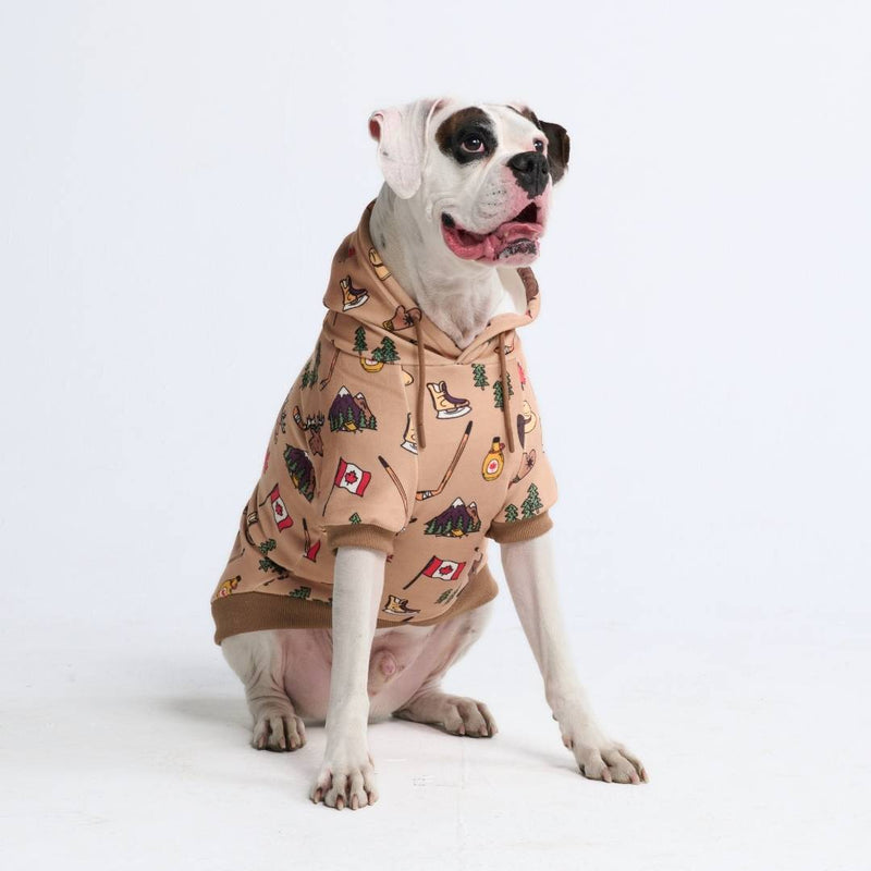 Sudadera con capucha para perro Canada