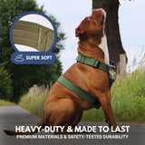 Juego de arneses para perros Comfort Control No-Pull - Verde militar