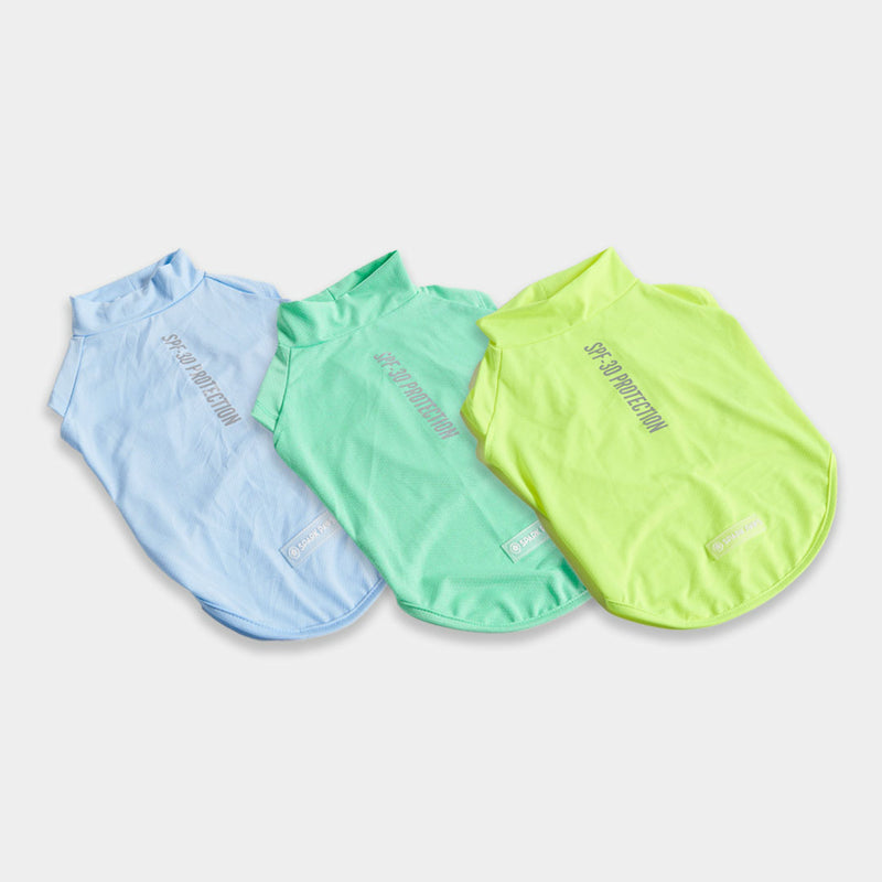 Pack de 3 camisetas con bloqueador solar