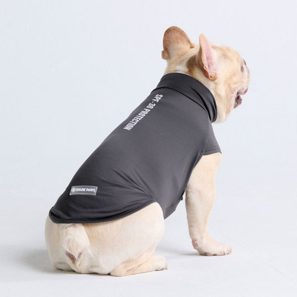 Camiseta para perro con bloqueador solar - Gris oscuro