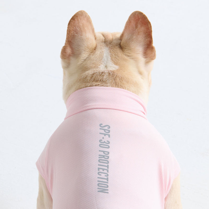 Camiseta para perro con bloqueador solar - Rosa claro
