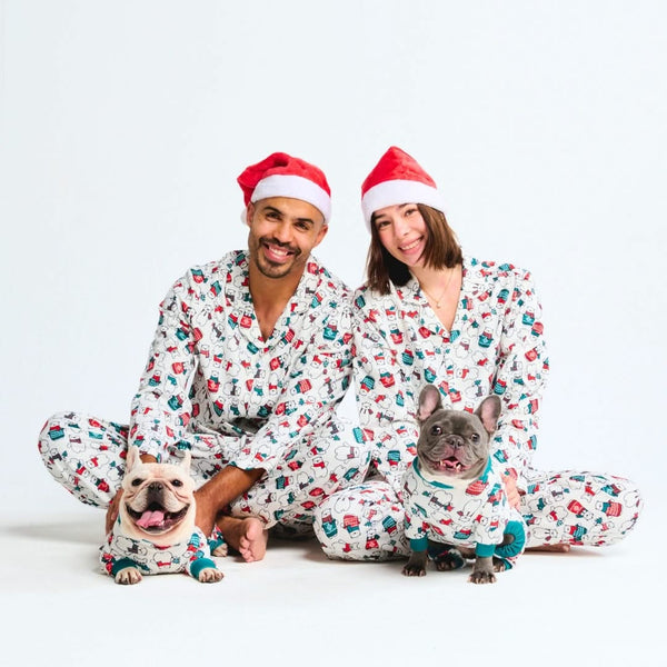 Pijama de Navidad para perro - Alegría navideña