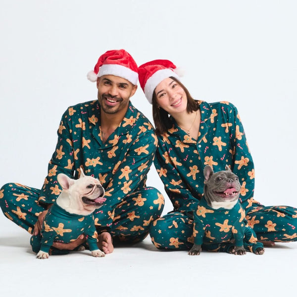 Pijama navideño - Hombre de jengibre