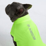 Camiseta para perro con bloqueador solar - Neón