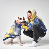 matching human and dog hoodie apparel clothes for pet and their owners